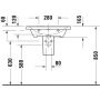 Duravit D-Neo 2367650000 umywalka 65x48 cm prostokątna meblowa biała zdj.6