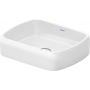 Duravit Qatego 2384500079 umywalka 50x40 cm prostokątna nablatowa biała zdj.1