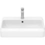 Duravit Qatego 2385600027 umywalka 60x47 cm prostokątna nablatowa biała zdj.4