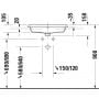 Duravit Qatego 2396550027 umywalka 55x45.5 cm prostokątna wpuszczana biała zdj.3