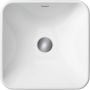 Duravit D-Neo 2397400070 umywalka 40x40 cm kwadratowa nablatowa biała zdj.3