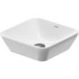 Duravit D-Neo 2397400070 umywalka 40x40 cm kwadratowa nablatowa biała zdj.1