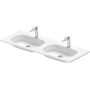 Duravit Sivida 2650043200 umywalka 129x48.5 cm prostokątna meblowa-podwójna biała zdj.1