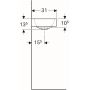 Geberit iCon 124053000 umywalka prostokątna 53x31 cm zdj.3