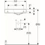 Geberit iCon 124153000 umywalka prostokątna 53x31 cm zdj.2
