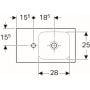 Geberit iCon 124153000 umywalka prostokątna 53x31 cm zdj.4