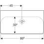 Geberit Smyle Square 500250018 umywalka zdj.2