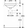 Geberit Variform 500703002 umywalka zdj.3