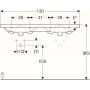 Geberit Acanto 500627012 umywalka prostokątna 120x48.2 cm zdj.2