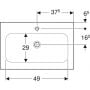 Geberit iCon 501844001 umywalka zdj.2