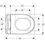 Geberit iCon 503233001 miska wc wisząca bez kołnierza biały połysk zdj.3