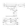 Grohe Essence 103563SH00 umywalka 60x40 cm owalna nablatowa biała zdj.2
