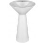 Gessi Cono 45907521 umywalka 54.6x54.6 cm okrągła wolnostojąca biała zdj.1