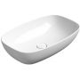 GSI Nubes 978311 umywalka 63x38 cm nablatowa biała zdj.1