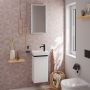 Hansgrohe Xelu Q 60314450 umywalka 36x25 cm prostokątna ścienna-meblowa biała zdj.6