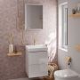 Hansgrohe Xelu Q 60316450 umywalka 50x48 cm prostokątna ścienna-meblowa biała zdj.5