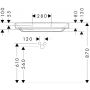 Hansgrohe Xelu Q 60318450 umywalka 80x48 cm prostokątna ścienna-meblowa biała zdj.3