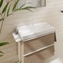 Hansgrohe Xelu Q 60318450 umywalka 80x48 cm prostokątna ścienna-meblowa biała zdj.6