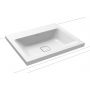 Kaldewei Cono 901906003001 umywalka 60x50 cm prostokątna nablatowa biała zdj.1