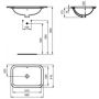 Ideal Standard Connect E506101 umywalka 51x34 cm prostokątna podblatowa biała zdj.2