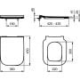 Ideal Standard I Life B T500358 deska sedesowa wolnoopadająca zdj.2