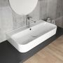 Isvea Sistema 10PL53070 umywalka 70x38 cm prostokątna ścienna-nablatowa biała zdj.7