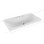 Kaldewei Silenio 904006273001 umywalka 90x46 cm prostokątna nablatowa biała zdj.1