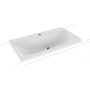 Kaldewei Silenio 904006303001 umywalka 90x46 cm prostokątna nablatowa biała zdj.1