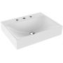 Kaldewei Silenio 904306273001 umywalka 60x46 cm prostokątna ścienna biała zdj.1