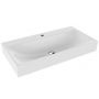 Kaldewei Silenio 904406303001 umywalka 90x46 cm prostokątna ścienna biała zdj.1