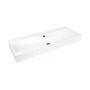 Kaldewei Silenio 904506013001 umywalka 120x46 cm prostokątna ścienna biała zdj.1