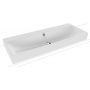Kaldewei Silenio 906406003001 umywalka 120x46 cm prostokątna nablatowa biała zdj.1