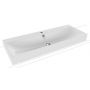 Kaldewei Silenio 906406013001 umywalka 120x46 cm prostokątna nablatowa biała zdj.1