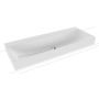 Kaldewei Silenio 906406313001 umywalka 120x46 cm prostokątna nablatowa biała zdj.1