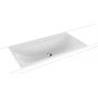 Kaldewei Silenio 907806303001 umywalka 90x46 cm prostokątna wpuszczana biała zdj.1