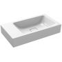 Kaldewei Cono 908006433001 umywalka 55x30 cm prostokątna ścienna biała zdj.1
