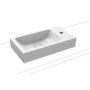 Kaldewei Cono 908106013001 umywalka 55x30 cm prostokątna nablatowa biała zdj.1