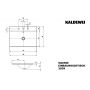 Kaldewei Silenio 907906273001 umywalka 120x46 cm prostokątna wpuszczana biała zdj.2