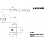 Kaldewei Cono 908006433001 umywalka 55x30 cm prostokątna ścienna biała zdj.2