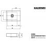 Kaldewei Cono 908106003001 umywalka 55x30 cm prostokątna nablatowa biała zdj.2