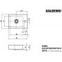 Kaldewei Cono 908106013001 umywalka 55x30 cm prostokątna nablatowa biała zdj.2