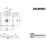 Kaldewei Cono 908306033001 umywalka 50x50 cm kwadratowa nablatowa biała zdj.2