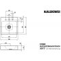 Kaldewei Cono 908406033001 umywalka 50x50 cm kwadratowa nablatowa biała zdj.2