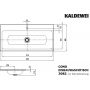 Kaldewei Cono 901806013001 umywalka 120x50 cm prostokątna wpuszczana biała zdj.2