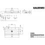 Kaldewei Cono 902706043001 umywalka 120x50 cm prostokątna ścienna biała zdj.2
