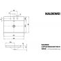 Kaldewei Silenio 904006033001 umywalka 90x46 cm prostokątna nablatowa biała zdj.2