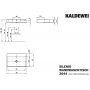 Kaldewei Silenio 904306313001 umywalka 60x46 cm prostokątna ścienna biała zdj.2