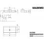 Kaldewei Silenio 904406313001 umywalka 90x46 cm prostokątna ścienna biała zdj.2
