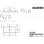 Kaldewei Silenio 904406303001 umywalka 90x46 cm prostokątna ścienna biała zdj.2