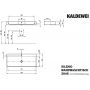 Kaldewei Silenio 904506303001 umywalka 120x46 cm prostokątna ścienna biała zdj.2